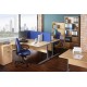 Harlow Straight Office Desk with Single Cantilever Leg